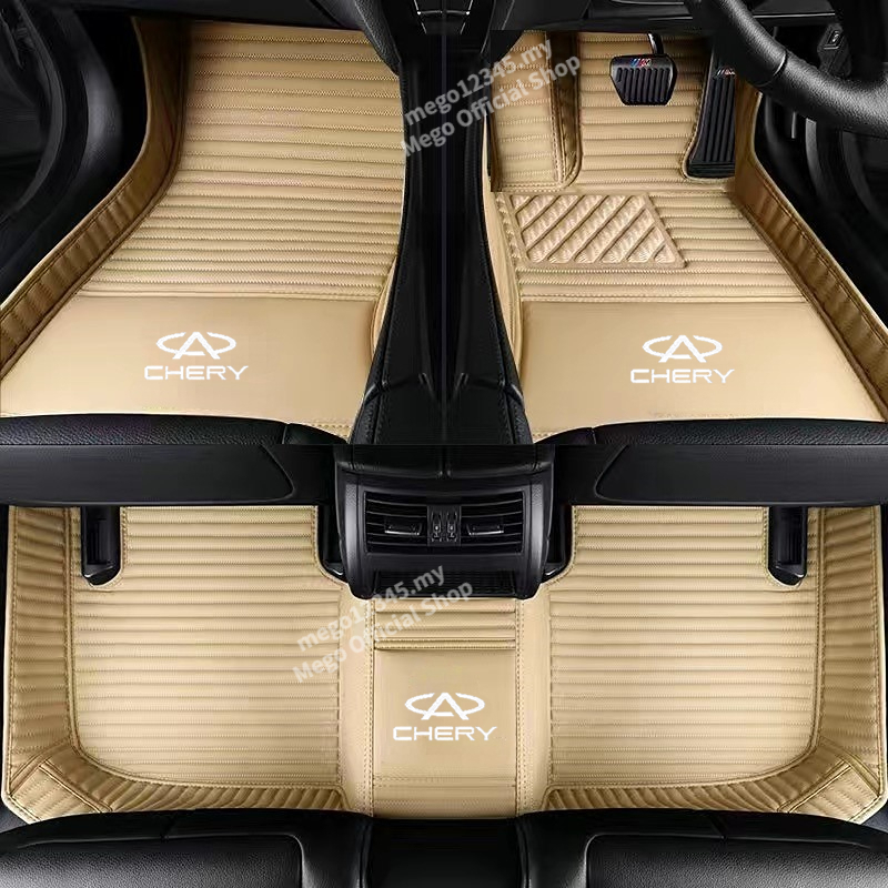 Chery Tiggo Cross Right hand drive Leather Floor Mat / Carpet / Carmat ...