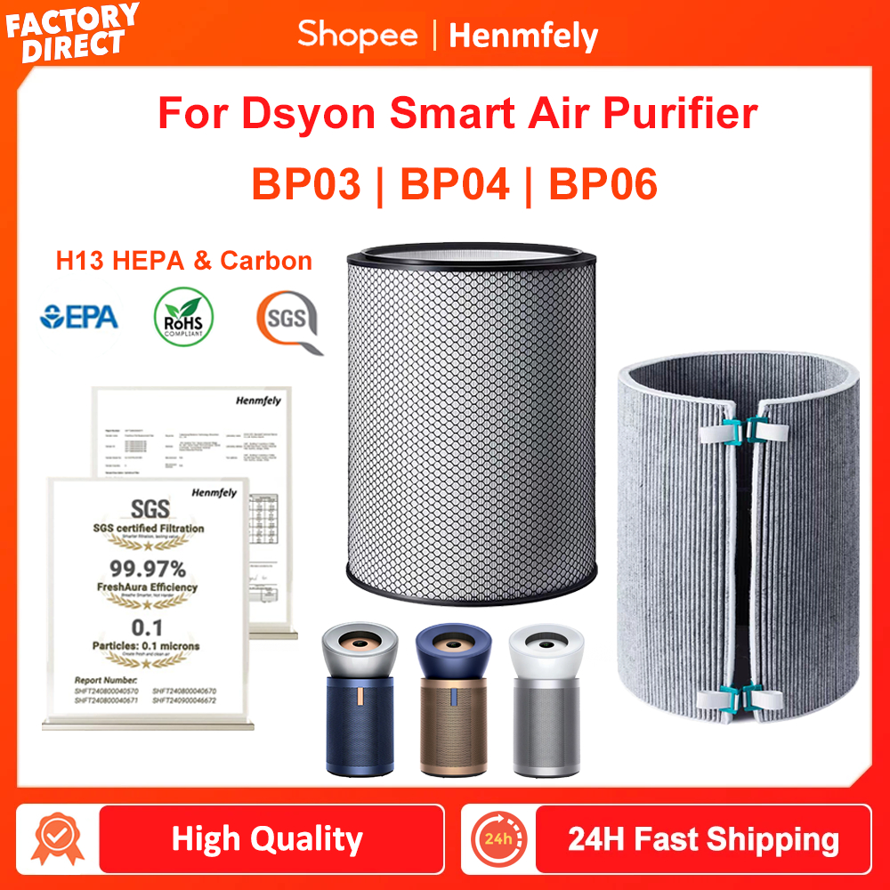 Replacement H13 Hepa Filter Compatible with Dyson BP03 BP04 BP06 Air ...