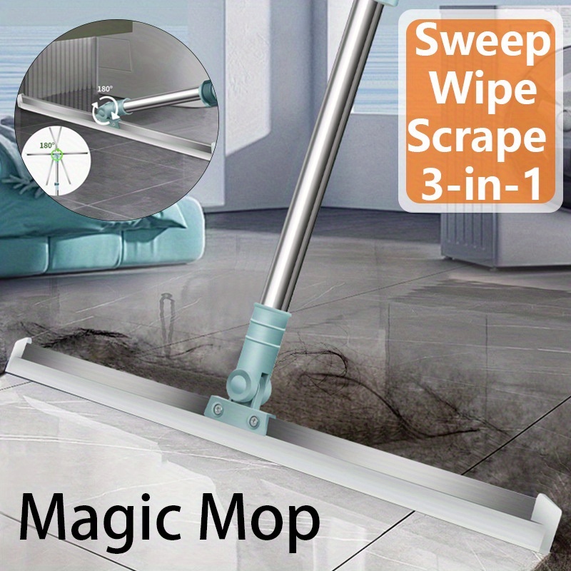 180˚ Rotating Silica Gel Magic Scraper - Sweep Water Floor Household ...