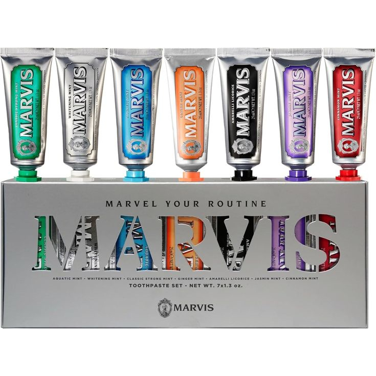 Marvis Toothpaste From Italy Classic Strong, Whitening, Aquatic, Jasmin ...