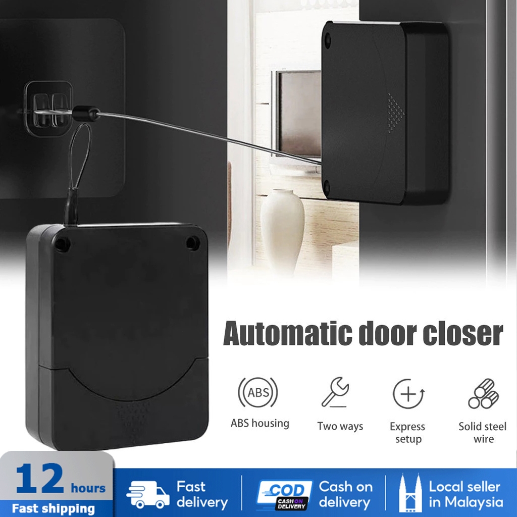 1200Pulling force Automatic Door Closer Soft Close Adjustable Wire Rope ...
