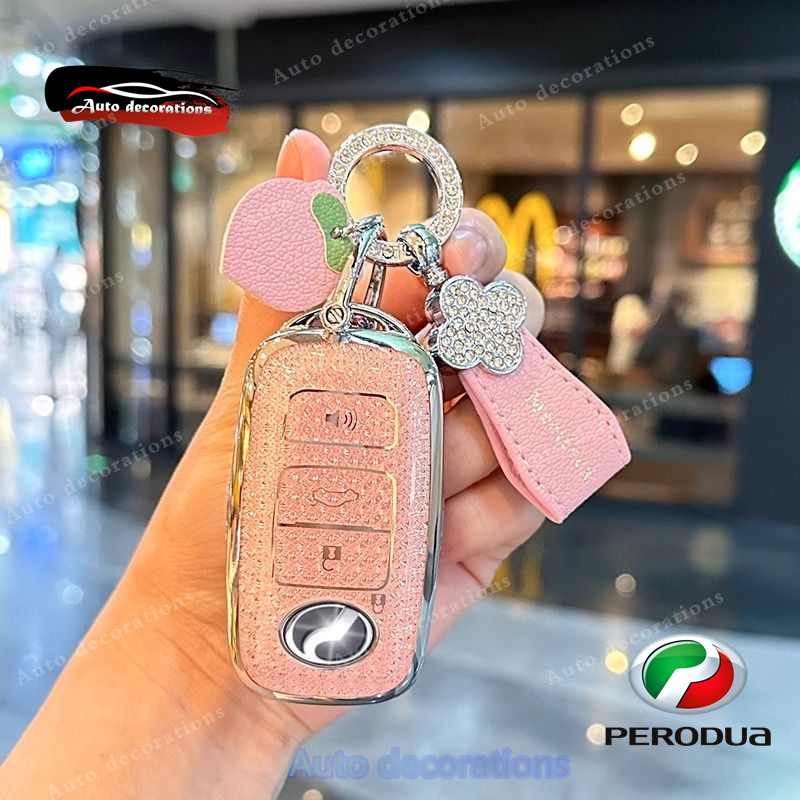 The latest Perodua car key protection cover suitable For Perodua MyVi ...