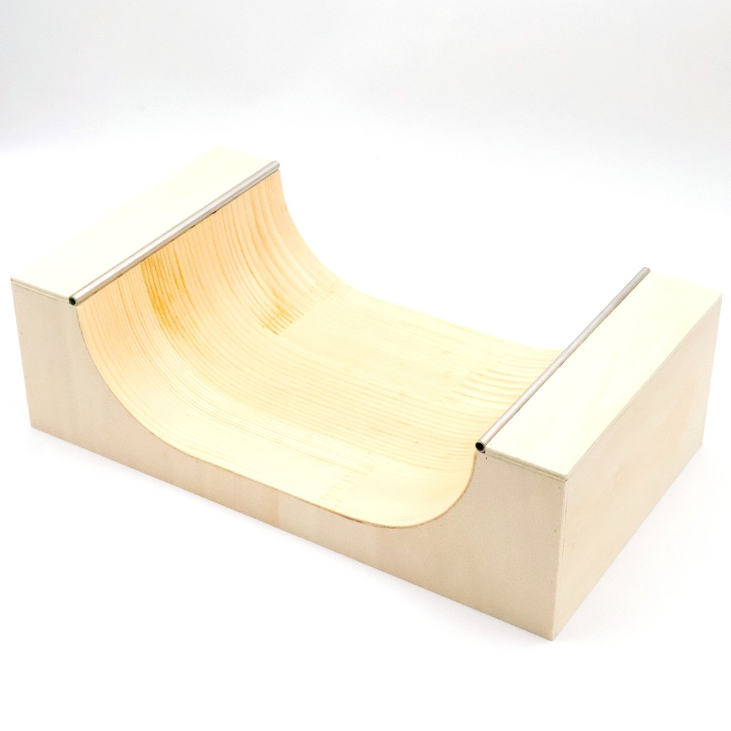 Wooden Fingerboard Half Pipe Ramp Handmade Pro Obstacles | Shopee Malaysia