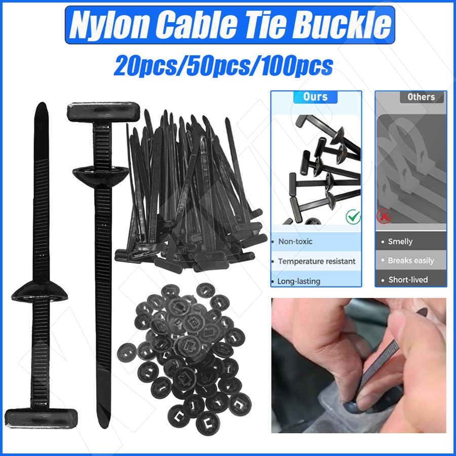 Nylon Universal Kabelbinder Clip Schwerlast