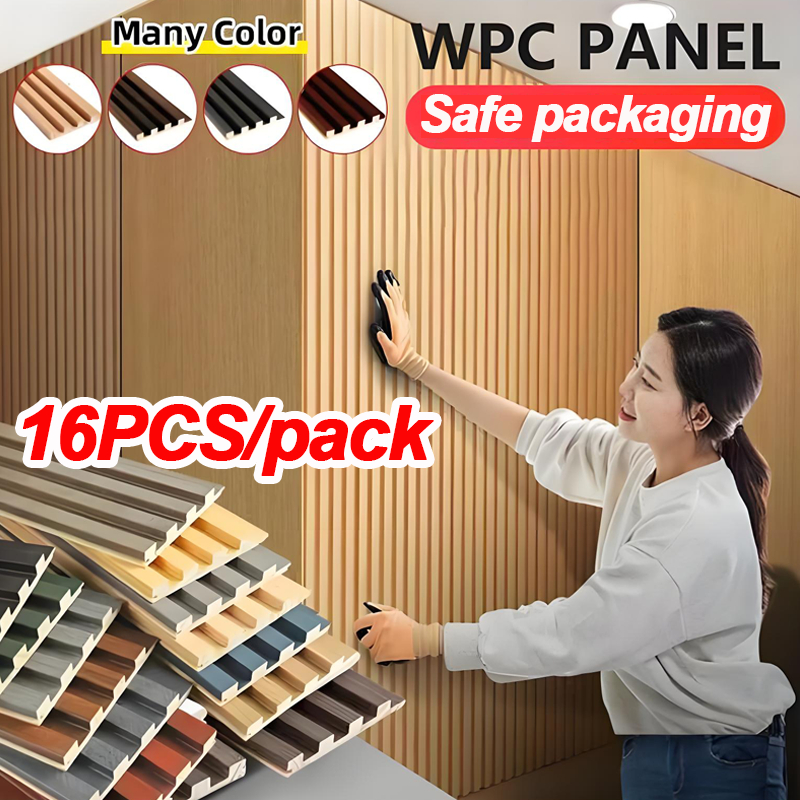 High quality Fluted Wall Panel 2.9M Home WPC Fluted Wall Panel ...