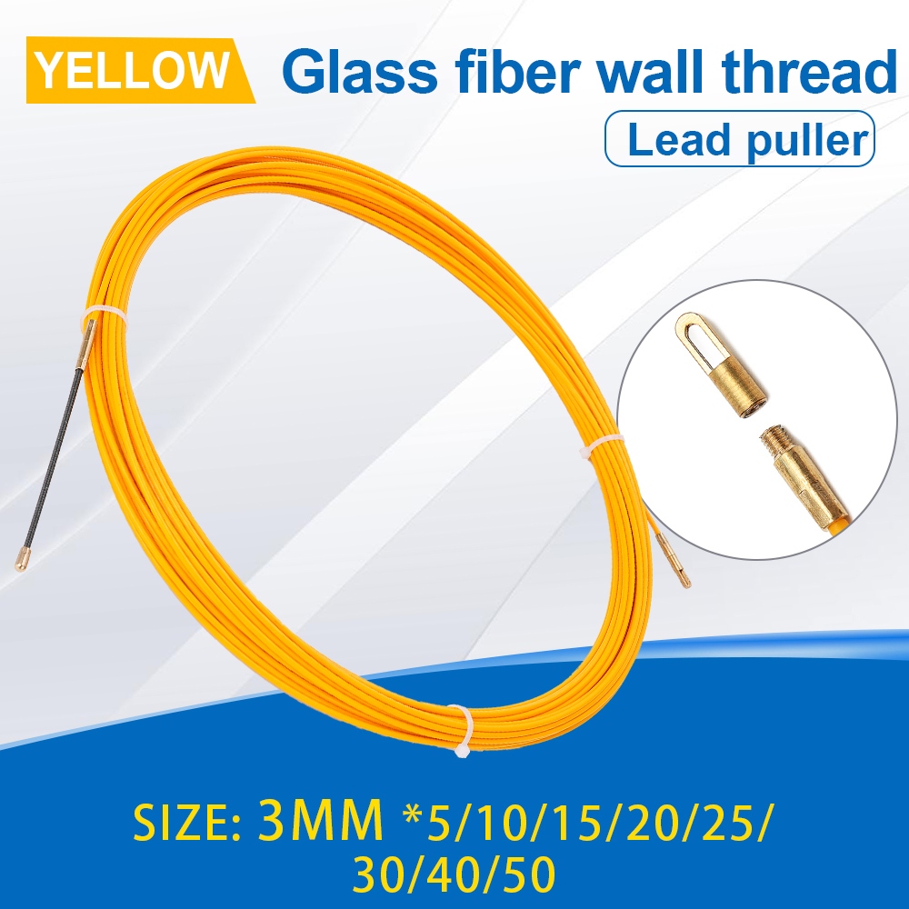 3mm 5-50M Fiberglass Cable Puller Electric Cable Guide Device ...