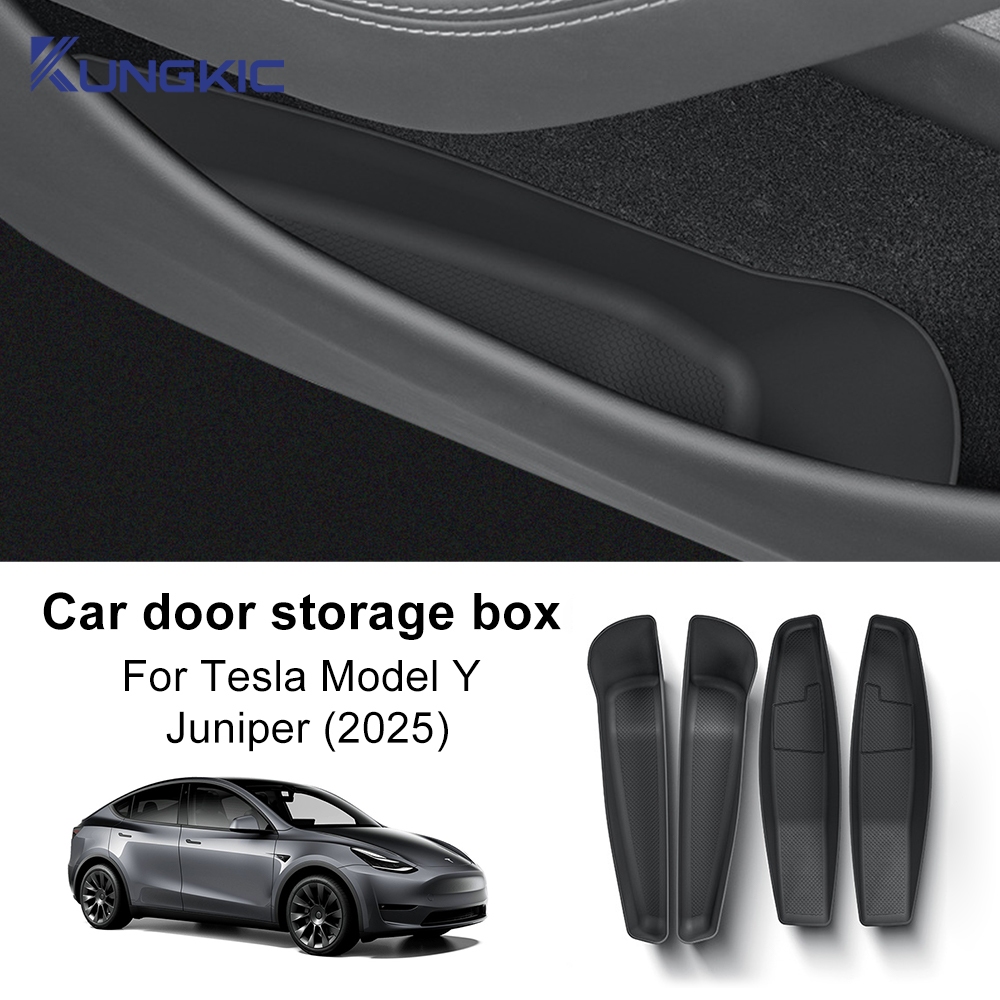 For Tesla Model Y Juniper 2025 2026 Car Side Door Storage Box Front ...