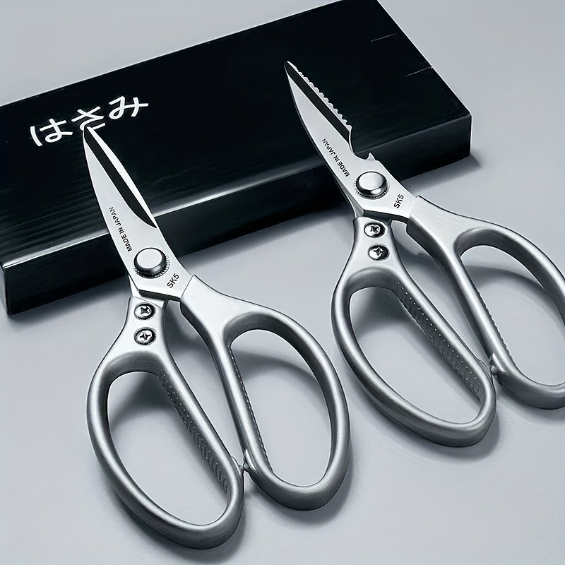 Japanese-made ASK5 stainless steel scissors, household kitchen scissors ...
