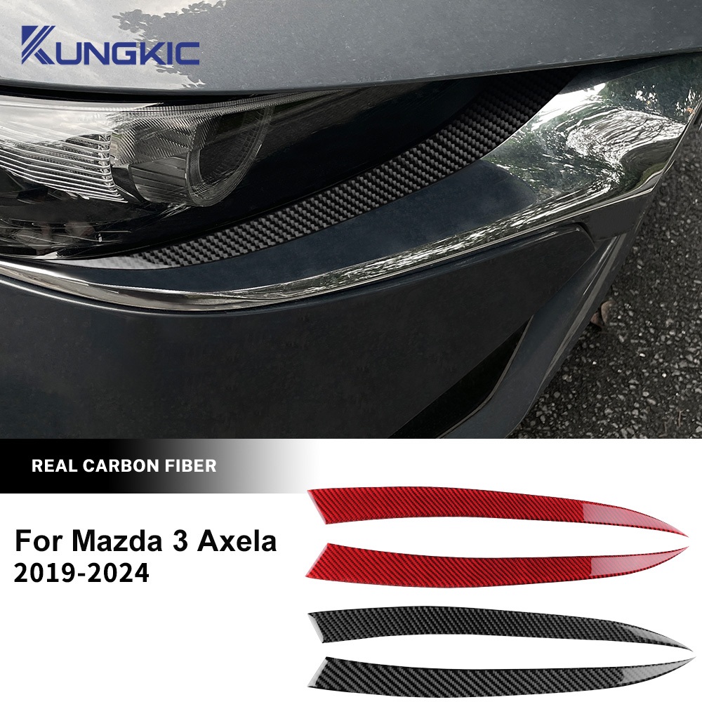 KUNGKIC Soft Carbon Fiber Stickers For Mazda 3 Sedan 2019-2024 ...