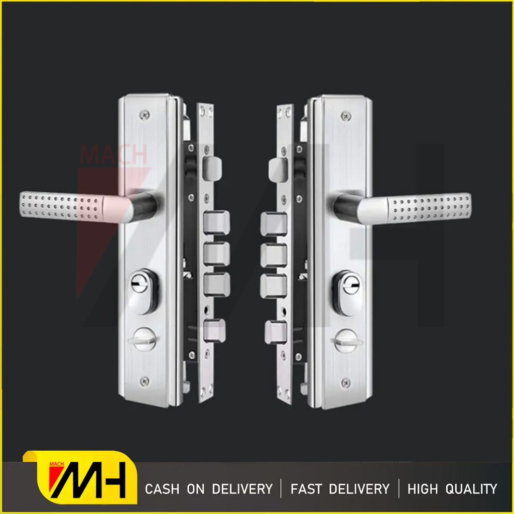 door lockHot sale！ door lock set 4 Latch Main Doorknobs Doors Locked ...