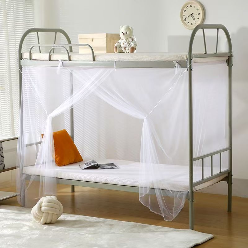 Student Dormitory Mosquito Net Single Bed Lower Bunk Dormitory Mosquito ...