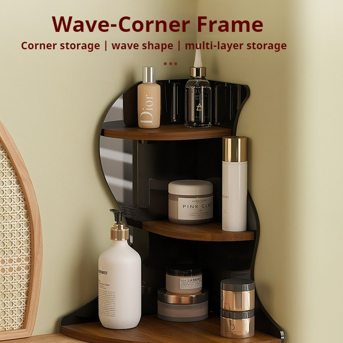 Desktop Corner Rack Wall Storage Rack Multi-Layer Cosmetic Storage Rack ...