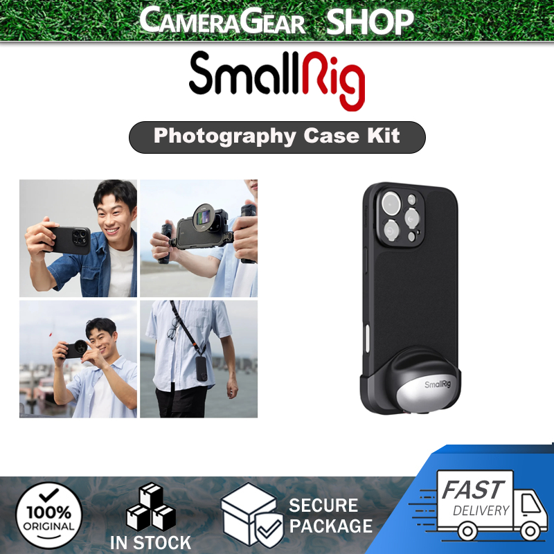 SmallRig FilMov 16 Pro Kit Custodia Leggera Per IPhone 16 Pro Con Impugnatura CapGrip E Attacco T-mount Per Obiettivi