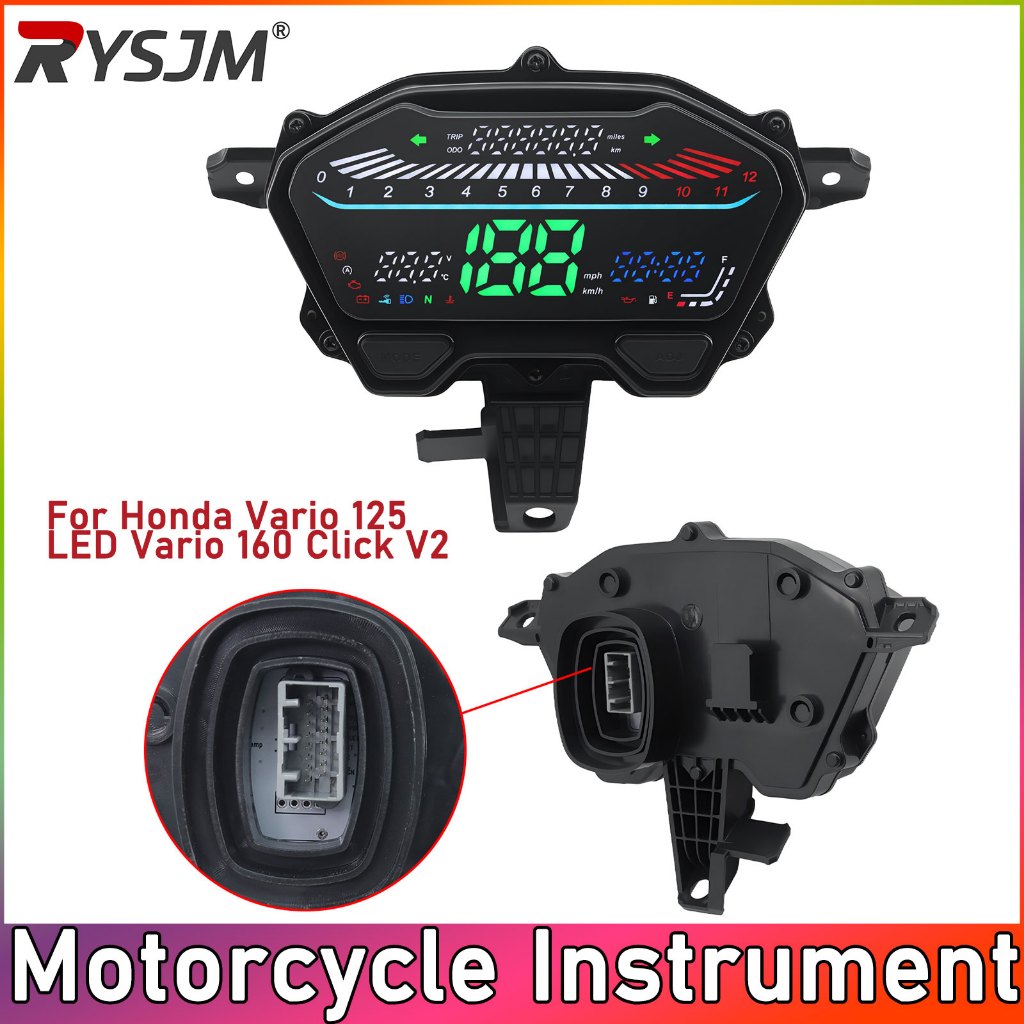 For Honda Click Vario 125 LED Vario 150 Vario 160 CLICK V2 V3 Digital ...