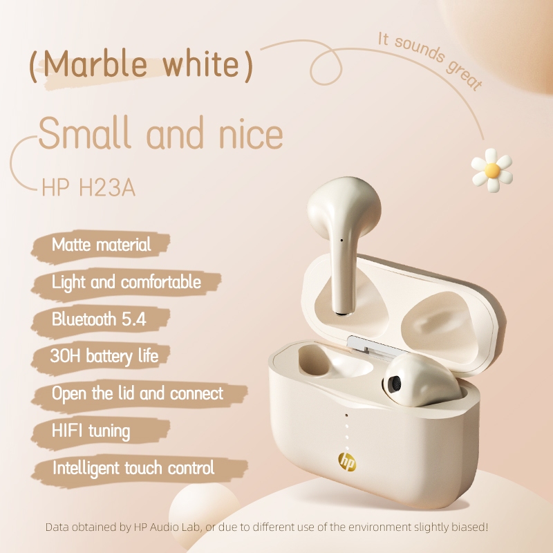HP TWS Earbuds Bluetooth HiFi Sound 13mm Drivers 30H