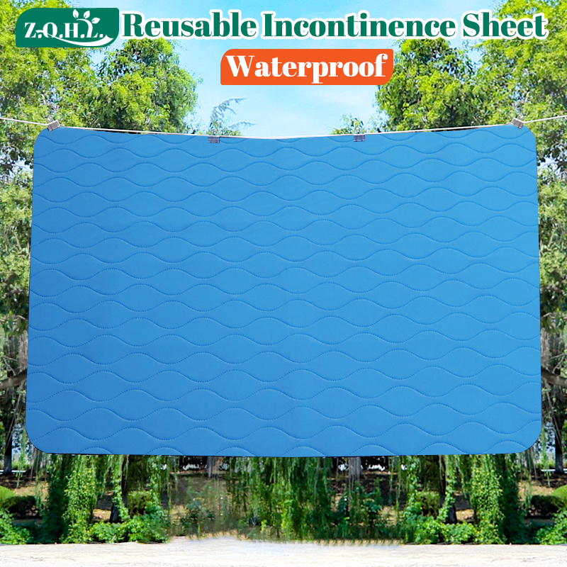 Zhenqinghuli Reusable Incontinence Sheet Waterproof Underpad Bed Sheet ...