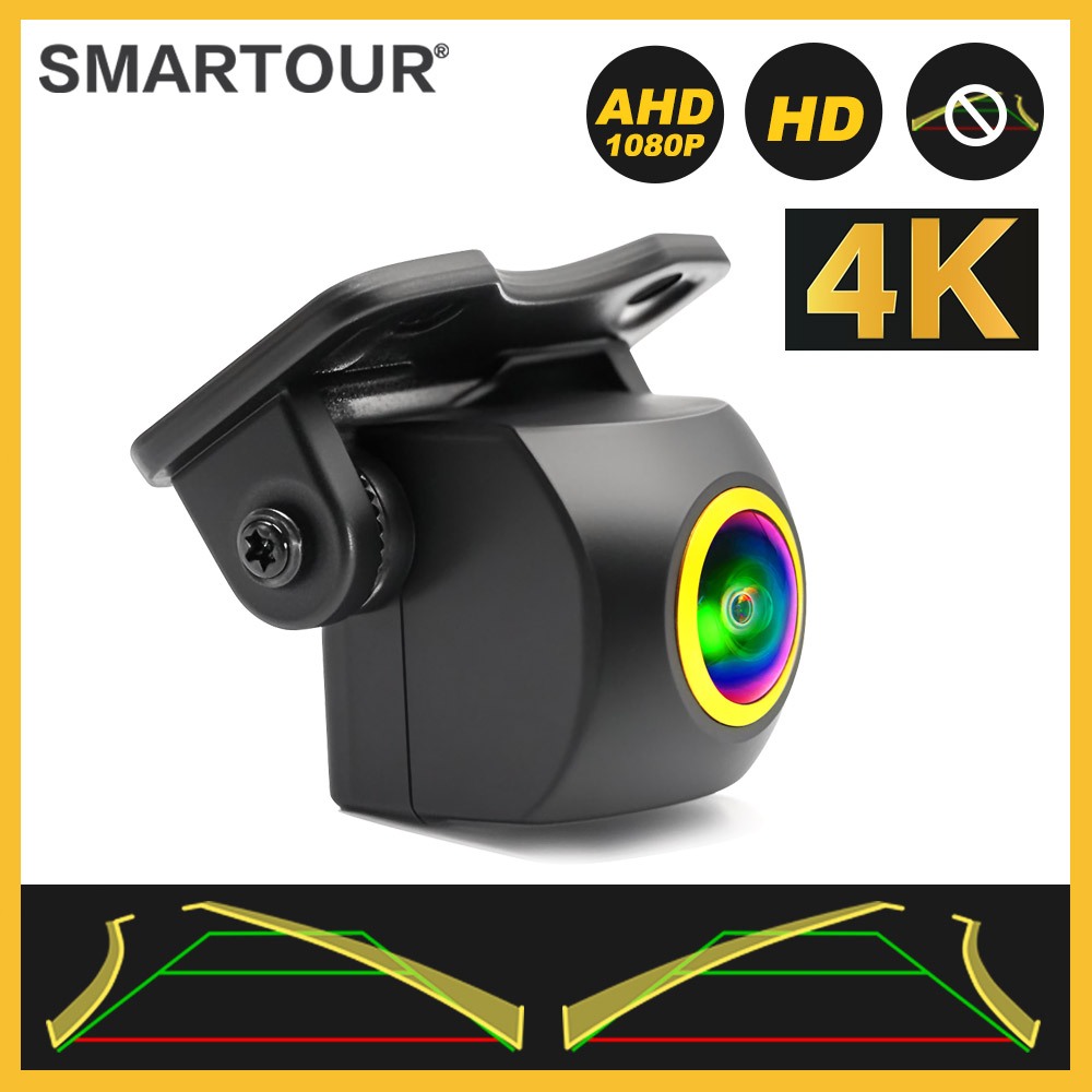 AHD CVBS 1080P Car Rear View Camera Intelligent Dynamic Trajectory 180 ...