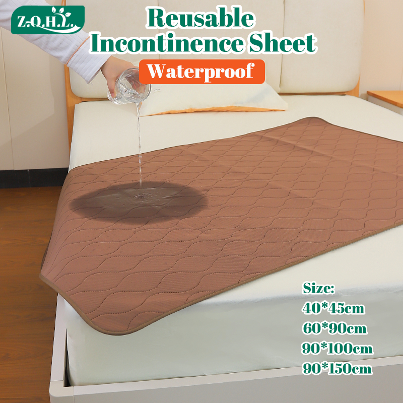 Zhenqinghuli Reusable Incontinence Sheet Waterproof Mat Washable ...