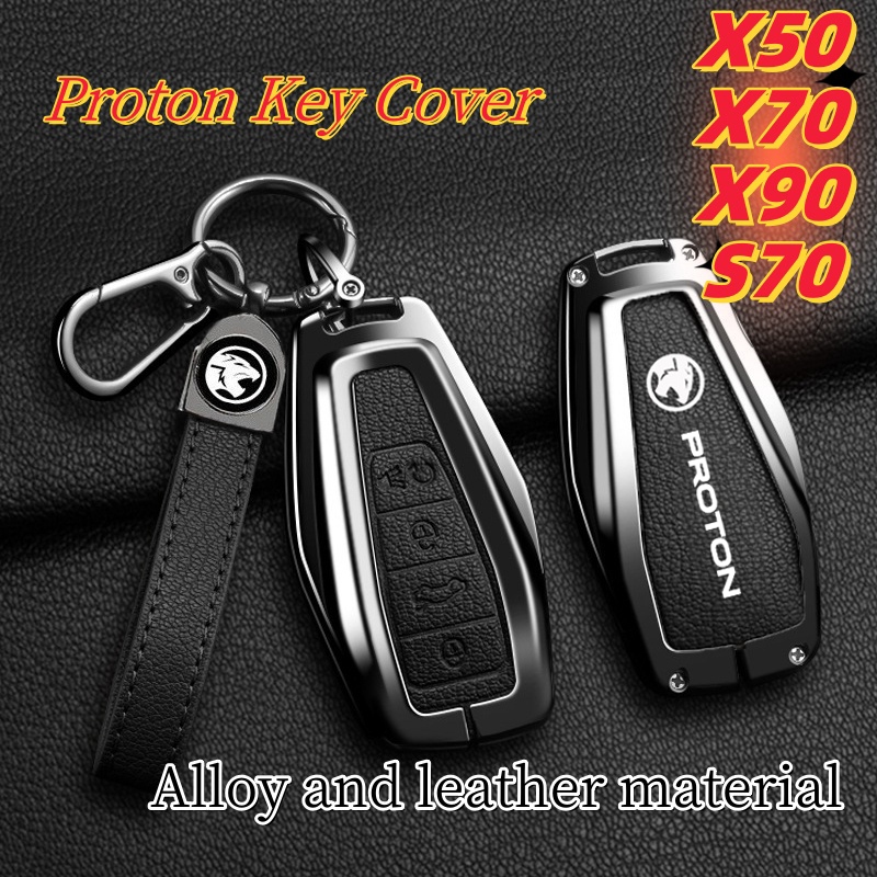 3/4 Buttons Proton Keyshell Luxury Zinc Alloy Leather Smart Keychain ...