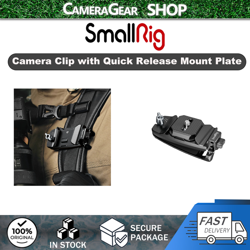 SmallRig Camera Clip with Quick Release Mount Plate Kit 5053 | Shopee ...