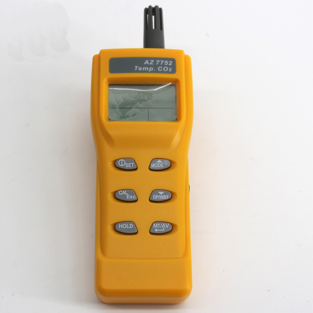 AZ 7752 CO2 Meter tester Handheld Analyser Temp TEMPERATURE RH Meter ...