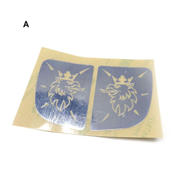 Metal Side Rear Window Sticker Decorative Chrome Decal for Tamiya 1/14 ...