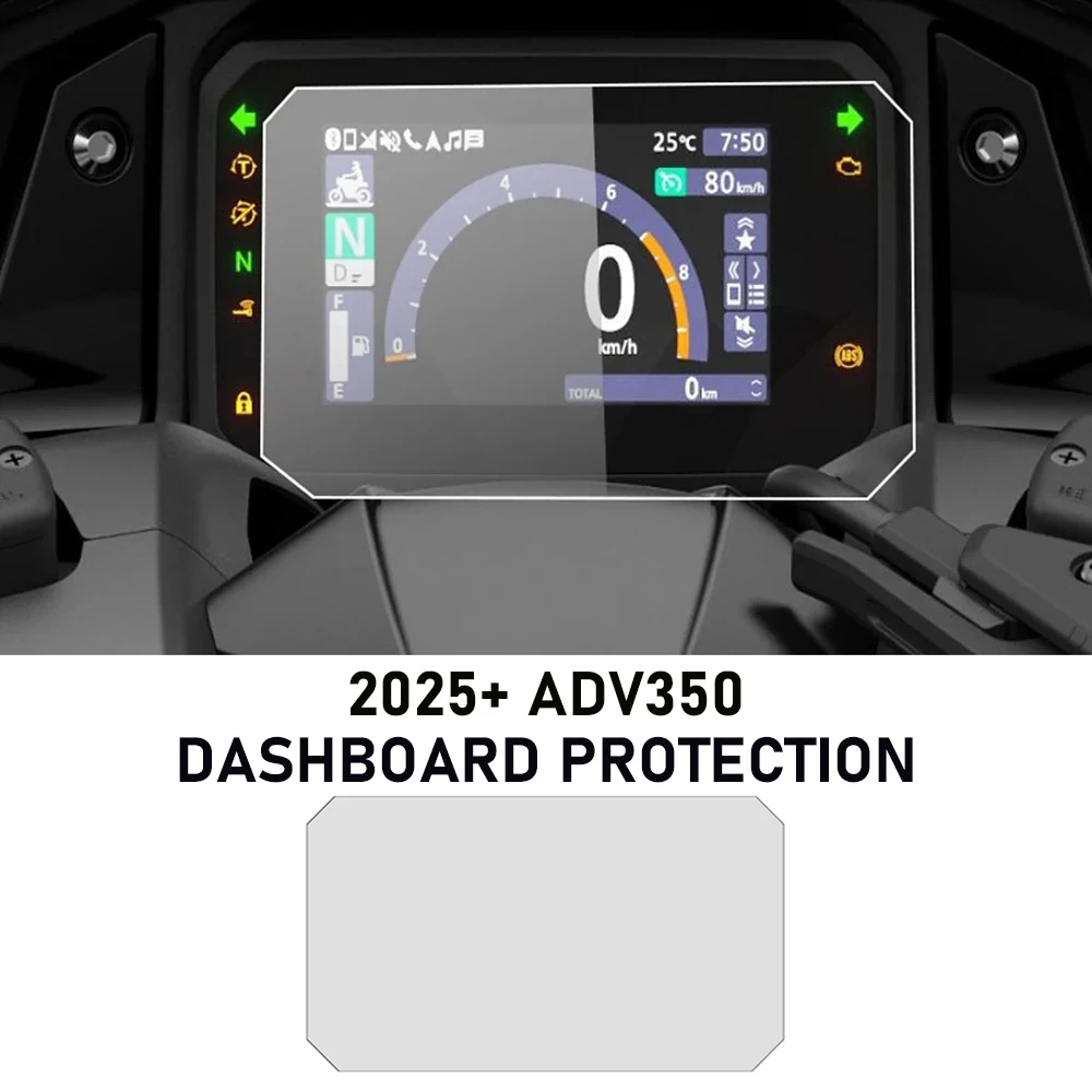 2025+ NEW ADV350 ADV160 Accessories Scratch Cluster Screen Dashboard ...