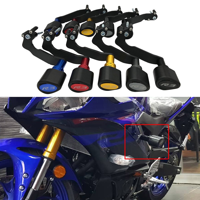 SEMSPEED CNC Motorcycle R3 Engine Frame Crash Slider Falling Protector ...