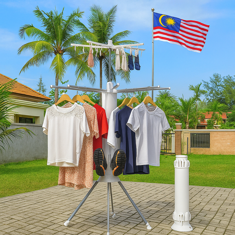 【Malaysia spo】Retractable Octopus Clothes Laundry Drying Rack ...