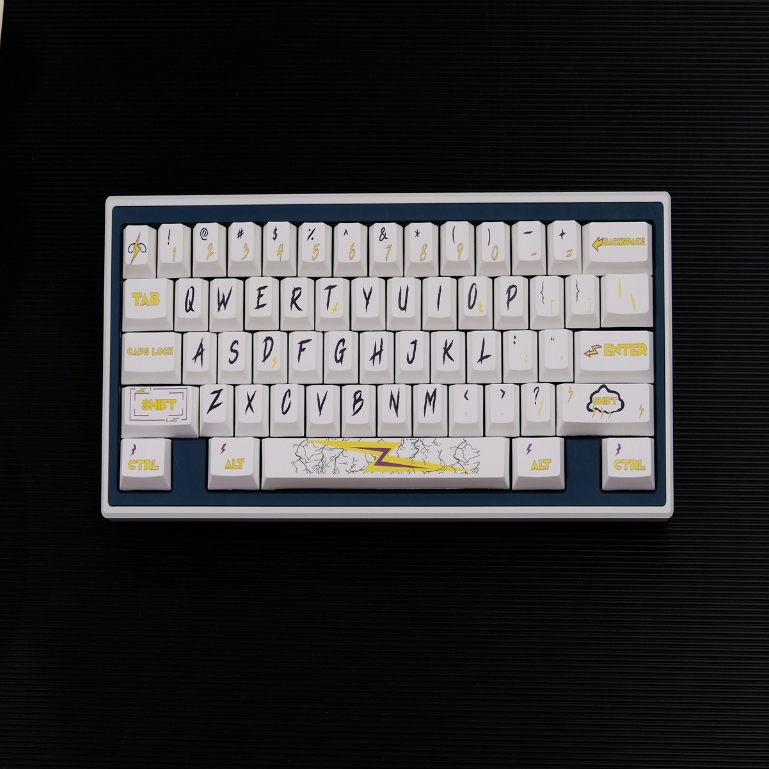 Lightning Keycaps 151 Key PBT Material Cherry Profile for CHERRY MX ...