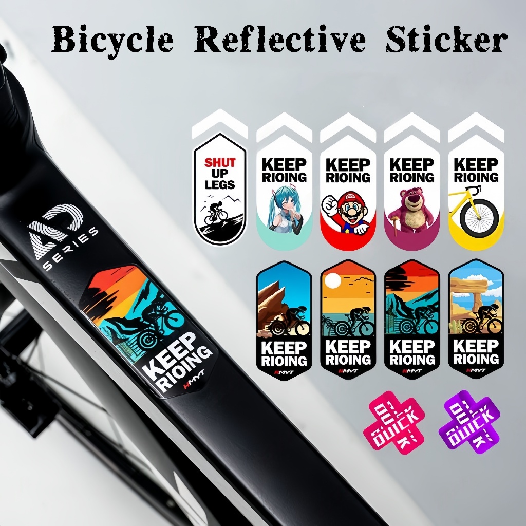 Personality Decorative Frame Sticker for Road/Mountain Bike, Waterproof ...
