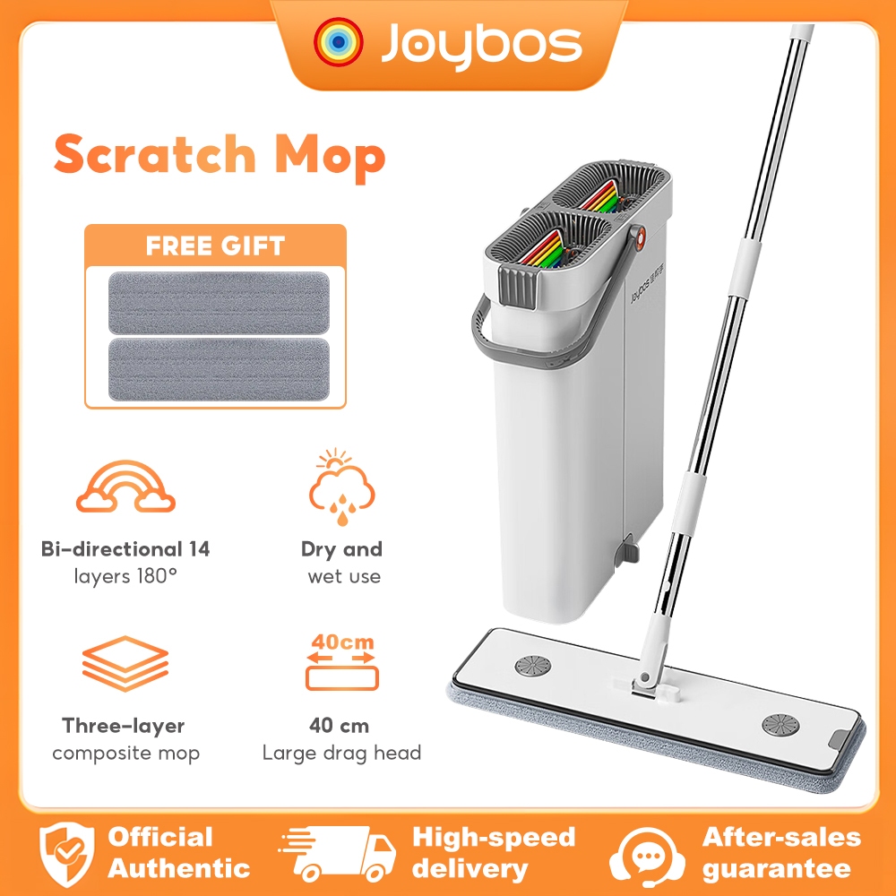 Joybos 4in1 multifunctional Mop 360 Rotation Flat Mop bilateral wiping ...