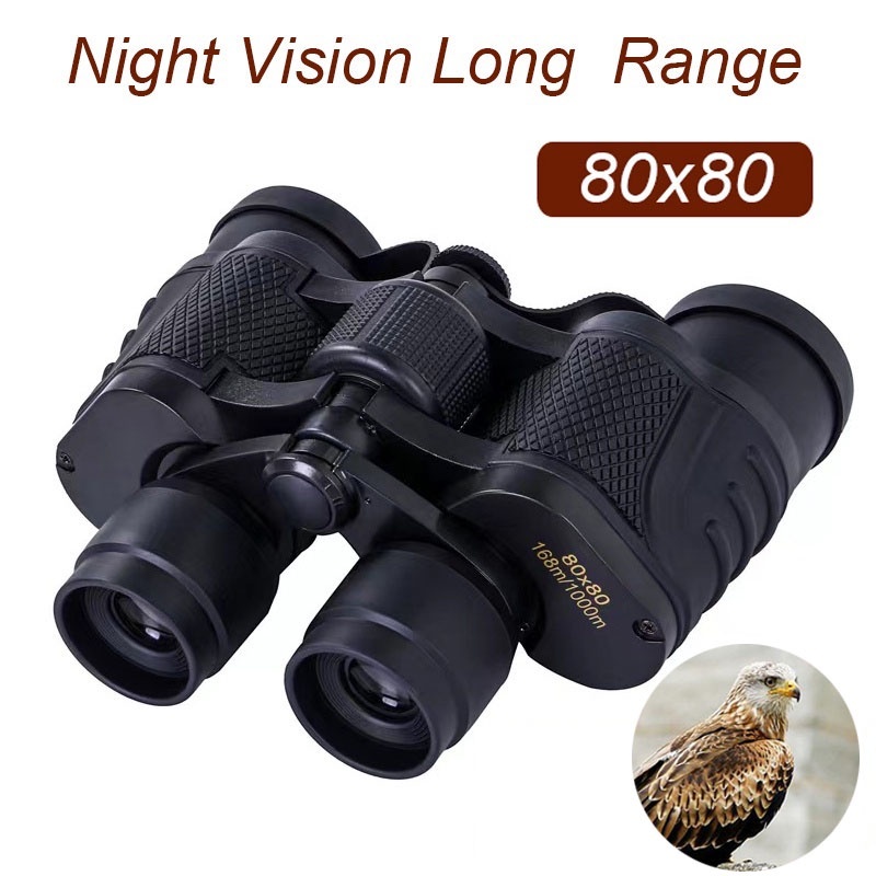 80x80 Teropong Zoom Telescope Binocular Eyebrow Clear View Remote ...