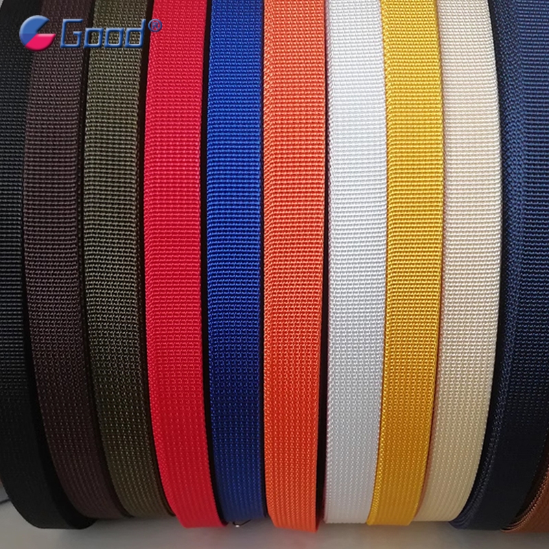 Width 10mm Polyester Ribbon Belt Bag Webbing Nylon Webbing Knapsack ...