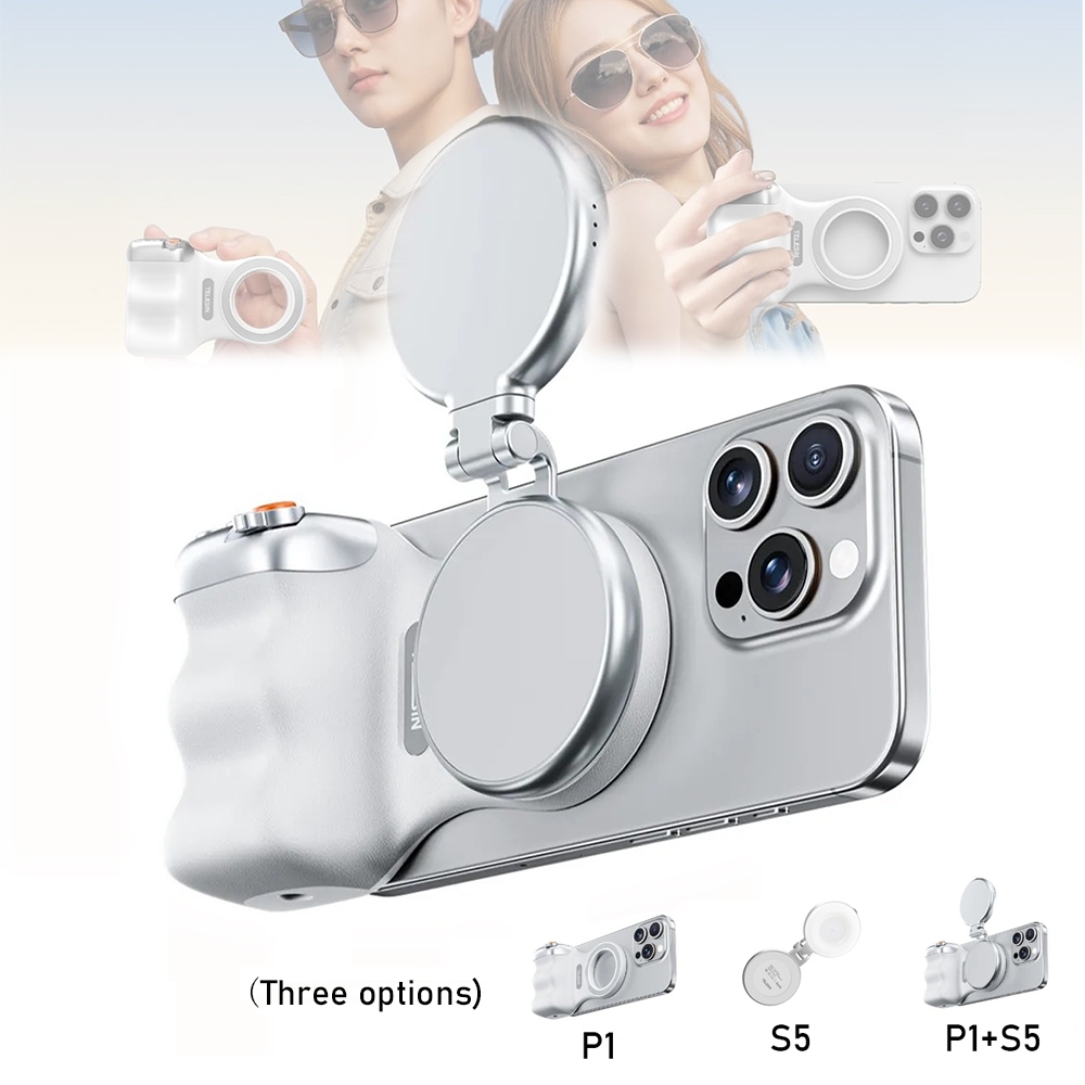 Magnetic Phone Camera Shutter Grip for iPhone & Android Shooting Holder ...