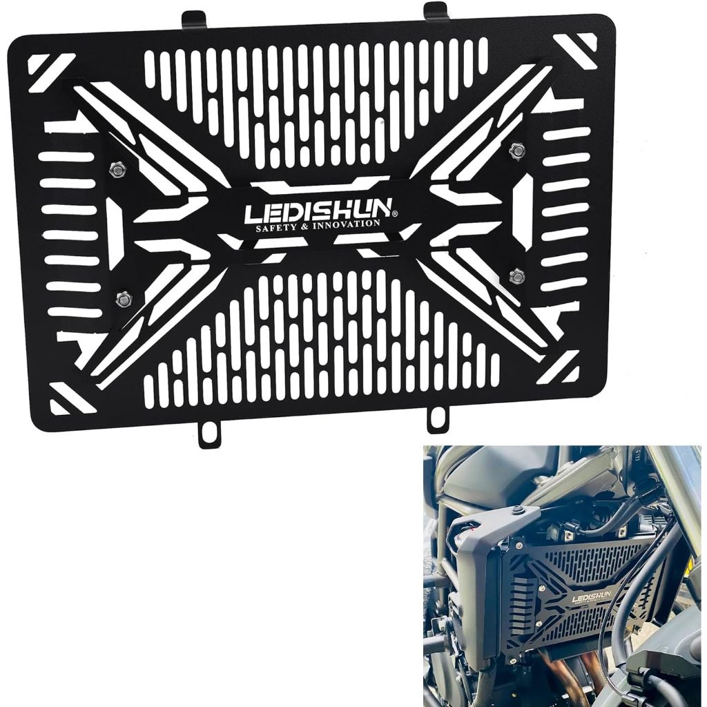 LEDISHUN Motorcycle Radiator Grille Guard Protective Cover Oil Cooler ...