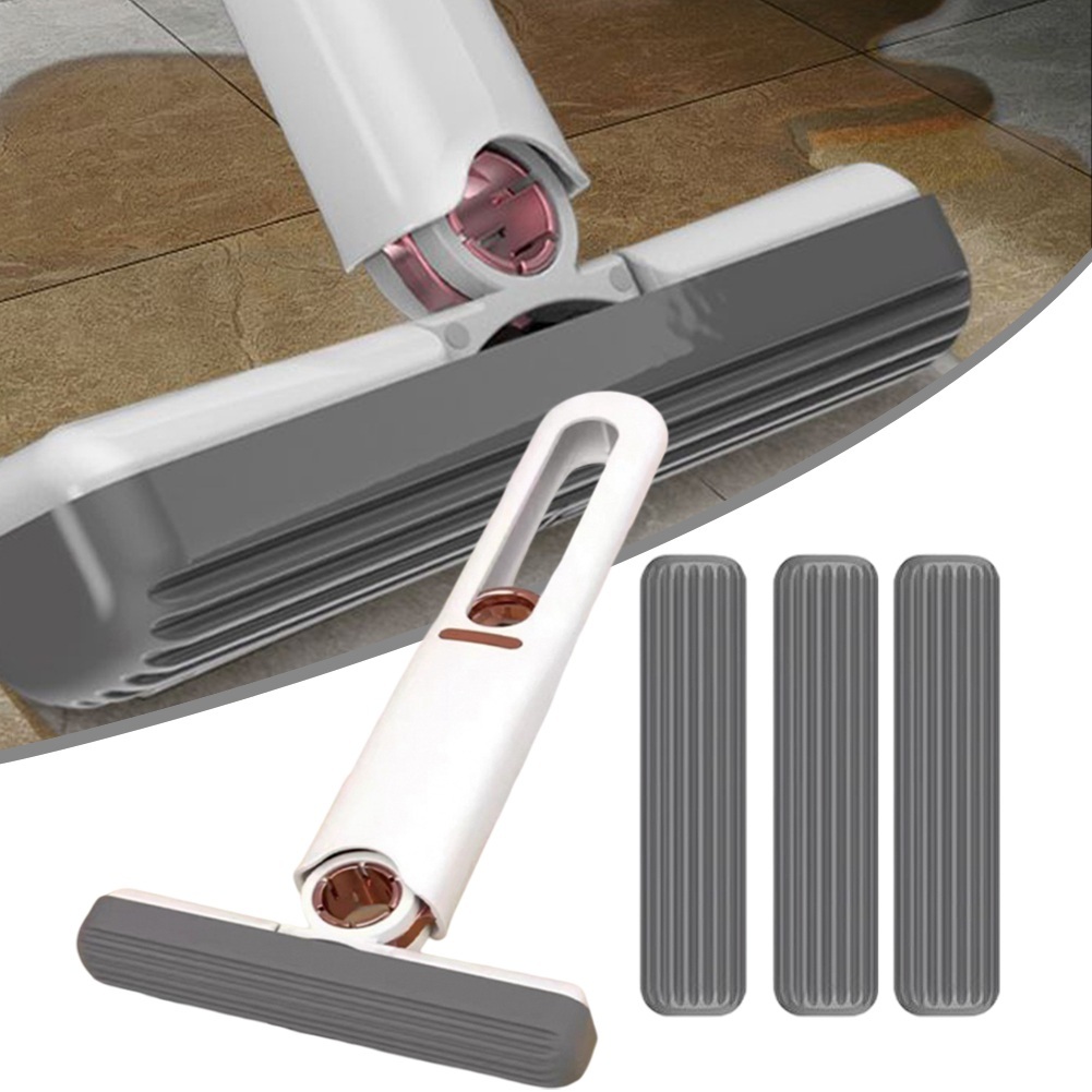 Mini Handheld Mop Folding Powerful Squeeze Home Cleaning Mops with ...