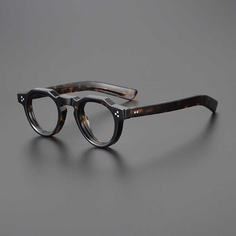 Fashion Small Size Acetate Glasses Frame Men Women Retro Art High ...