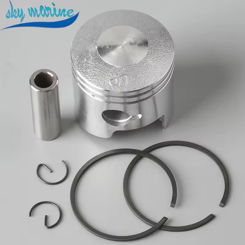 Jeu De Pistons STD (réf. 3B2-00001-0) Pour Moteur Hors-bord Tohatsu/Nissan 6/8/9.8 Ch - Lot De 2, Alésage 50mm