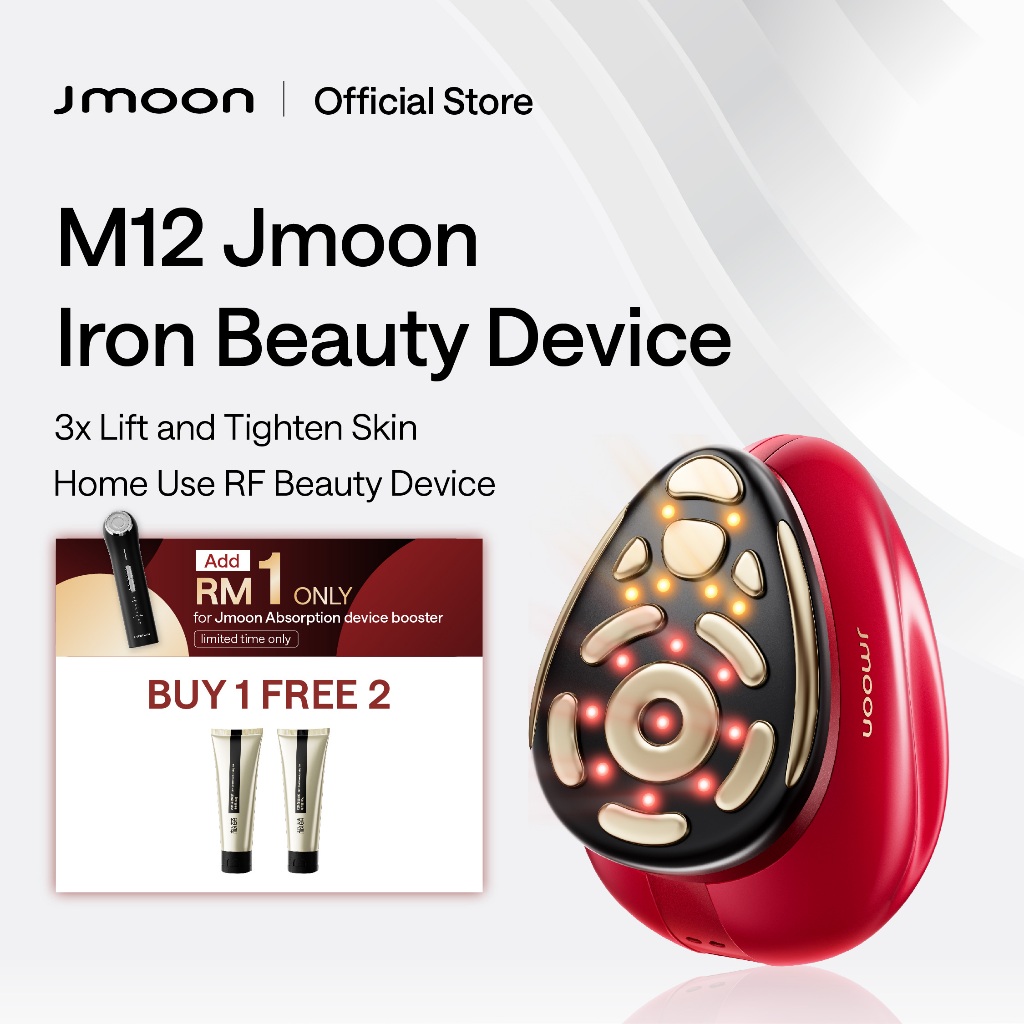 【MY Shipping + 1 Year Warranty】M12 Jmoon Iron Beauty Device 3x Lift and ...