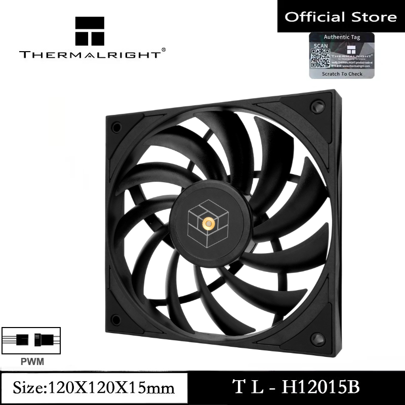 80mm Slim 80x80x15mm Quiet 4-Pin PWM 800-2200RPM PC Computer Fan