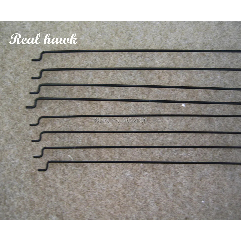 20pcs Z type D1.0/1.2/1.5mm push rod steel wire push pull rod pushrod ...
