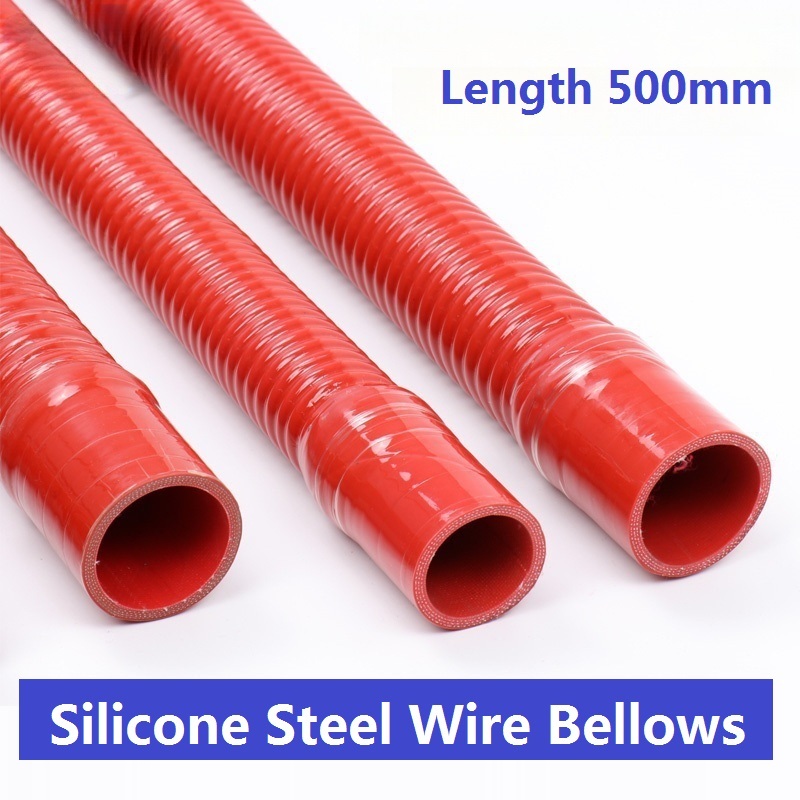Silicone Steel Wire Corrugated Pipe High Temperature Resistant Car Air ...