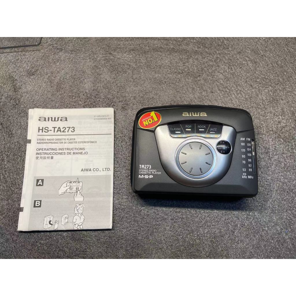 Walkman Aiwa HS-TA273 – Radio K7, Boîte, Notice, état Quasi Neuf