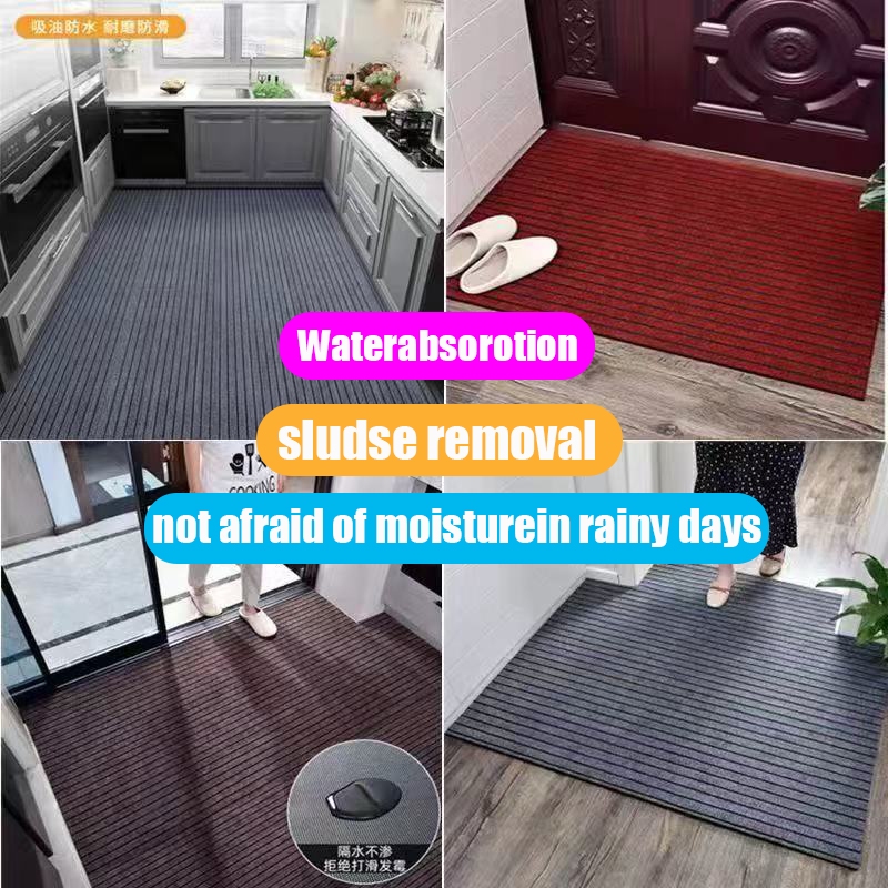 Kitchen floor mat household door mat long strip kitchen floor mat anti ...