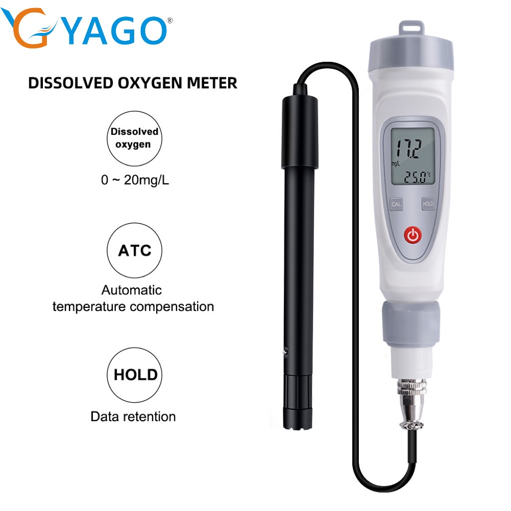 YAGO JPB-70A Portable Dissolved Oxygen Analyzer Pen Dissolved Oxygen ...