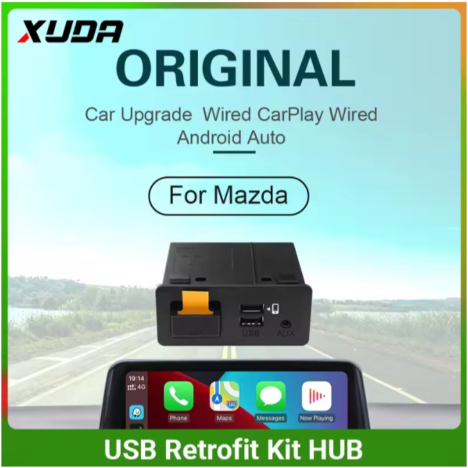 CARabc Apple Carplay Adapter Passend für 2014-2021 azda 2/3/6/CX3/CX5