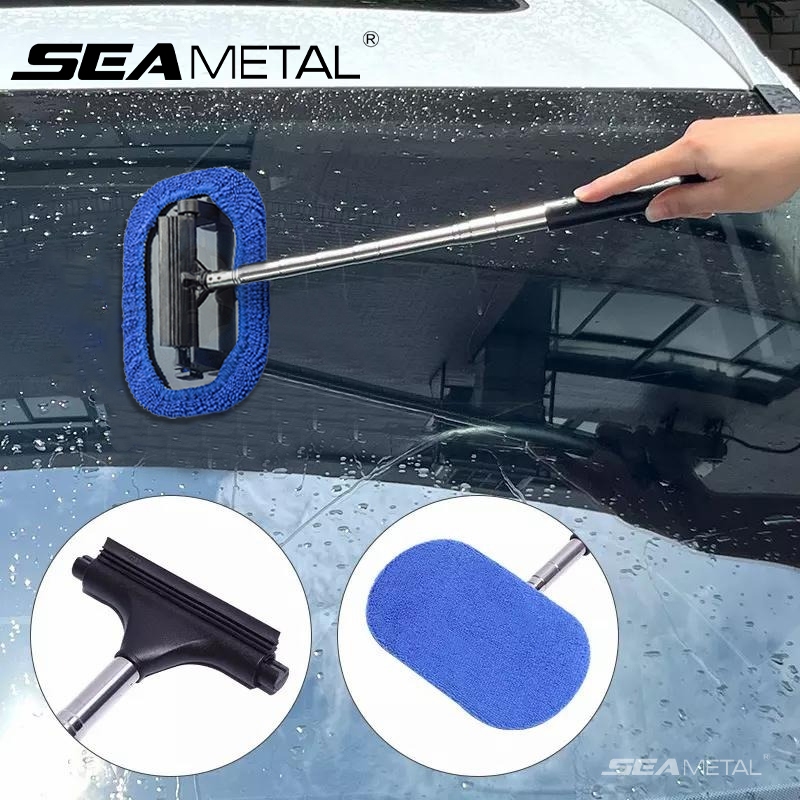 SEAMETAL Retractable Car Windshield Wiper Blade Long Handle Rearview ...