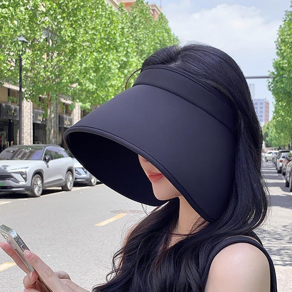 Frill Adjustable Ice Silk Sun Hat main image 1