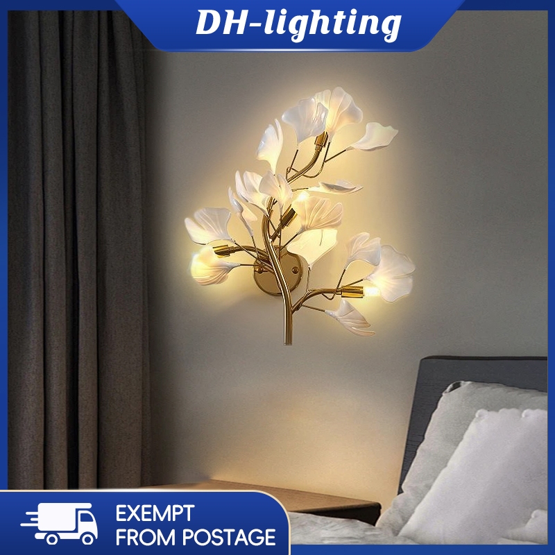 Nordic Bedroom Bedside Lamp Luxury Living Room Decorative Wall Light ...